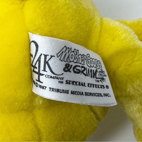 1987 Mother Goose Grimm Dog Plush Window Suction Cups Grimmy Spinning Head Clean - Picture 11 of 15